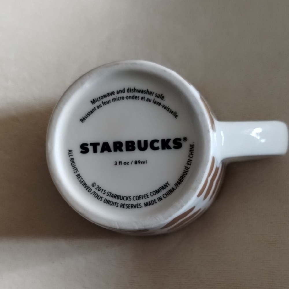 Starbucks Demitasse Mini 2.5" Espresso Coffee Cup Mug 2015 - Picture 2 of 4